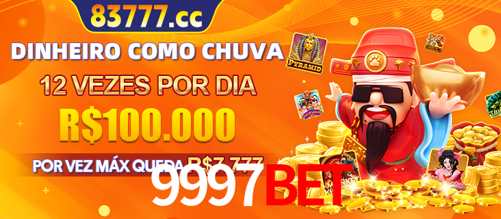 Banner do programa de recompensas Recomende para amigos do 9997BET, detalhando os bônus por convidar amigos, com prêmios que chegam a R$288.888.